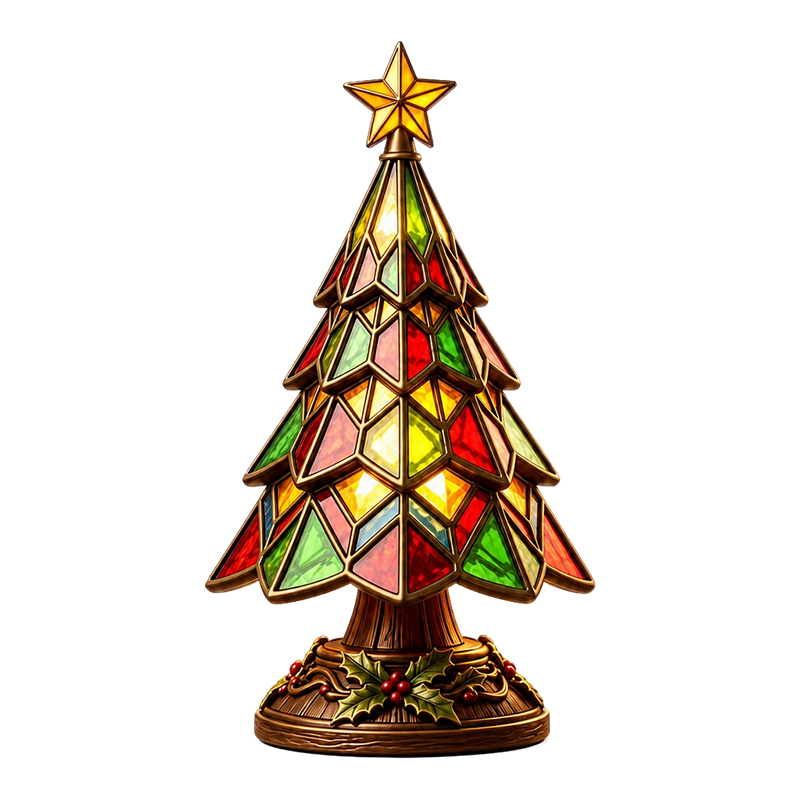 Glosrity Glasswork Glow Tree