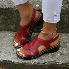 Load image into Gallery viewer, Summer Velcro Fish Mouth Casual Women's Sandals