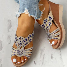 Load image into Gallery viewer, Women's Platform Wedge Casual Sandals