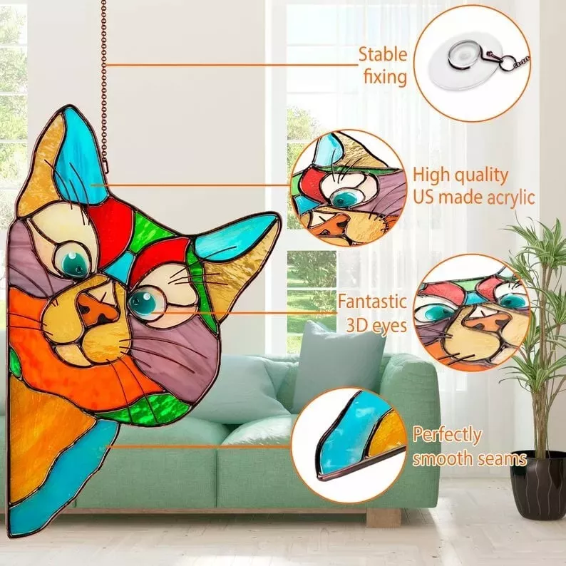 Glosrity Peeking Cat