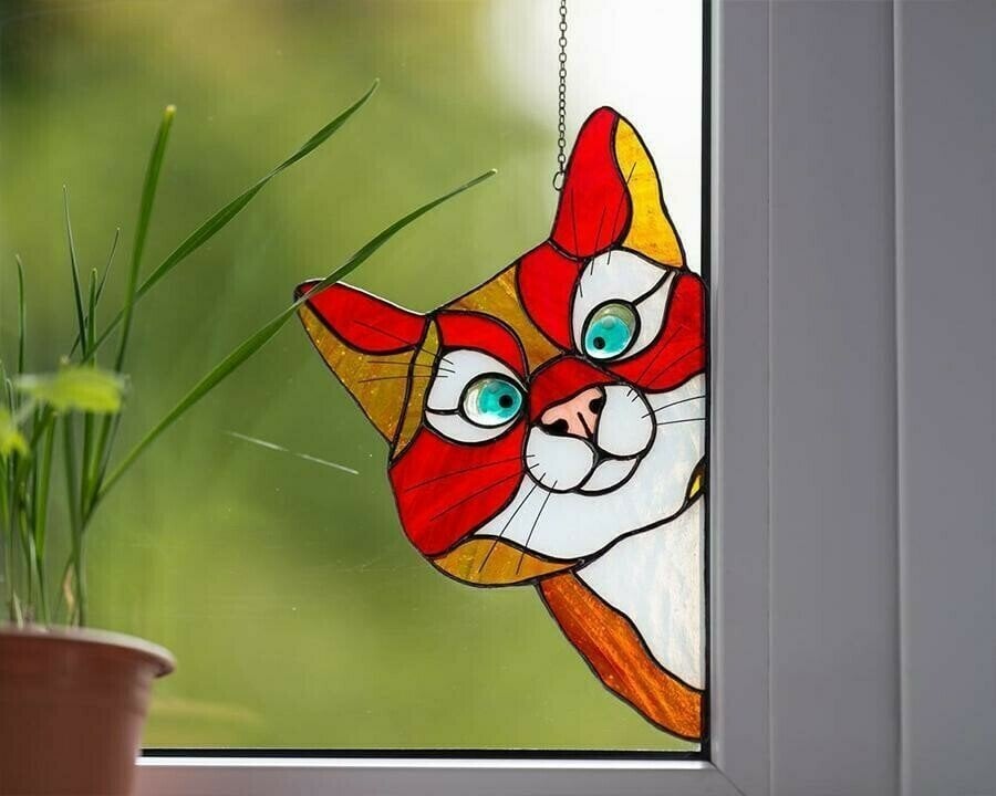Glosrity Peeking Cat