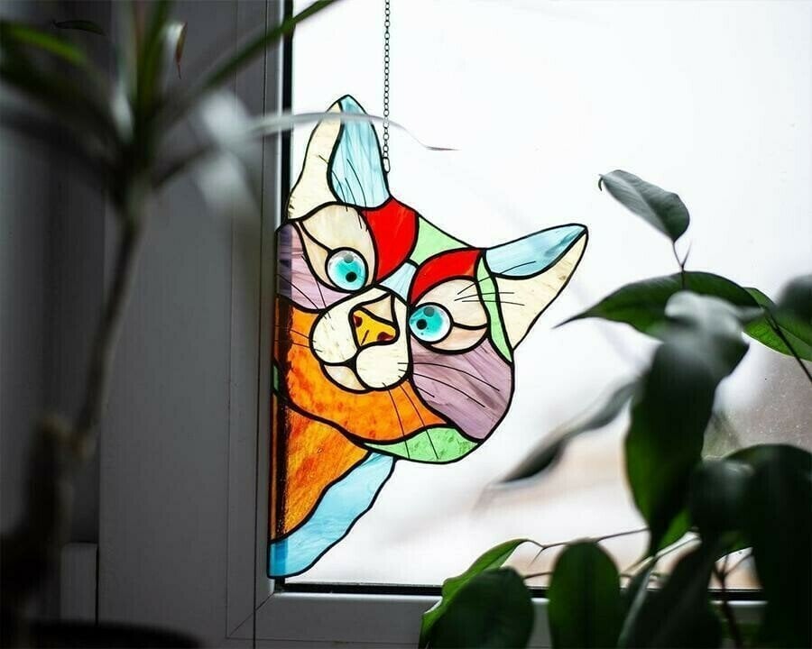 Glosrity Peeking Cat