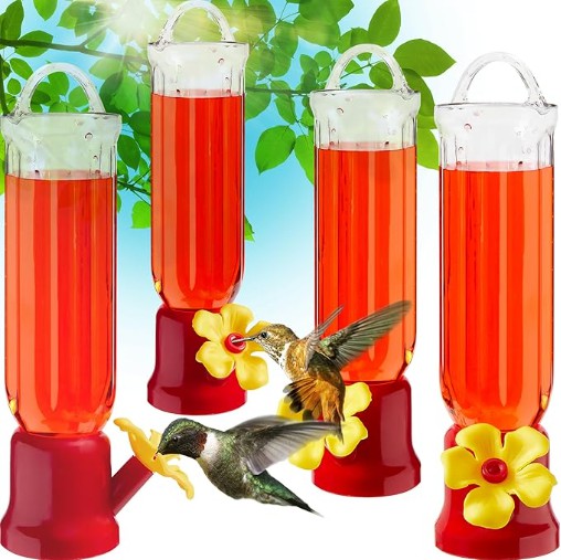 🔥Annual Offer - New Leak-Proof Design Hummingbird Feeder (4 Pack)