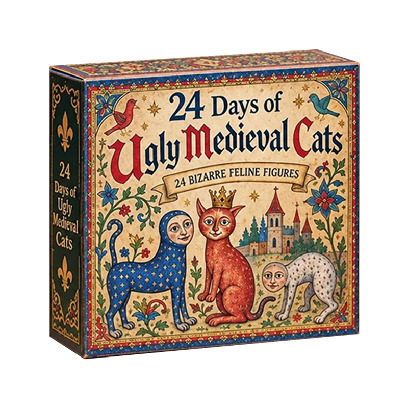 Glosrity™ Ugly Medieval Cats Advent Calendar