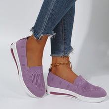 Load image into Gallery viewer, Women's Flyknit Flat Heel Round Toe Comfort Walking Shoes
